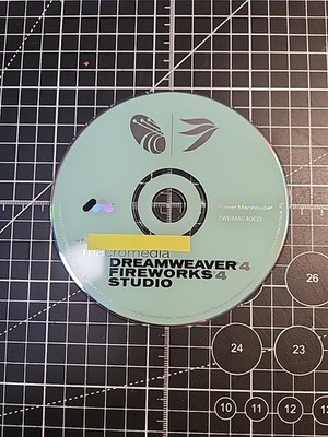 Macromedia Web Design Studio~Dreamweaver4~Fireworks4~For Mac W/ key~Free Ship