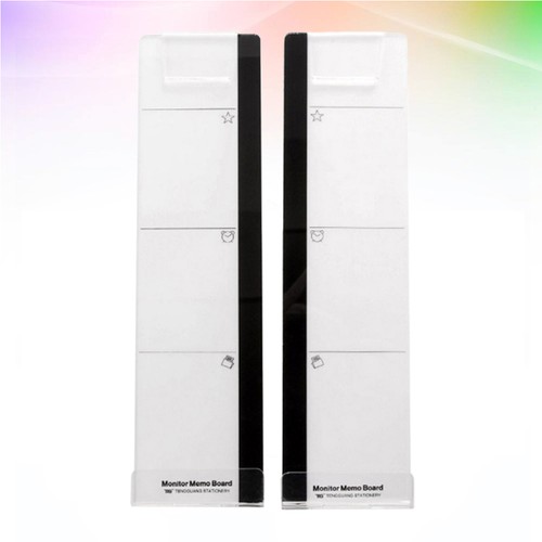 2 Pcs Surveiller Les Forums De Discussion Porte-papier Pour Écran D'ordinateur - Photo 11/12