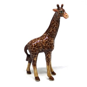 Ceramic-Craft-Miniature-Collectible-Porcelain-Giraffe-Figurine-Safari-Standing