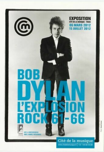 Bob DYLAN Werbe-AK MUSIKSTADT Ausstellung Postkarte  - Bild 1 von 2