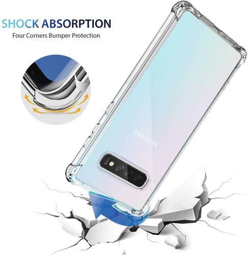 Für Samsung Galaxy S21 S20 FE S8 S9 Plus durchsichtige Handyhülle + Displayschutzfolie - Bild 18 von 30