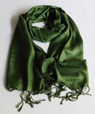 New Fashion Soft Long PASHMINA SCARF/WRAP/SHAWL-- Olive Green