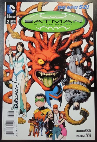 Batman Incorporated (2012) #2 SIGNED by Chris Burnham with Notarized WOS - Picture 2 of 6
