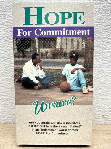 Vtg 1990 Hope For Commitment VHS Series With Dr. Billy Graham