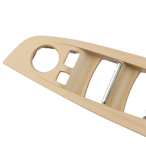Front Left Door Window Control Switch Panel Trim Beige For BMW F10 F11 5-Series - Picture 5 of 8
