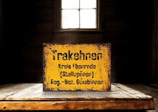 Ihr Wunschort auf einem alten Ortsschild Ostpreußen Schlesien Pommern Schild