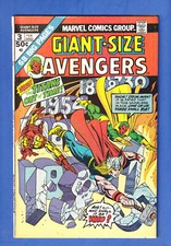 Giant-Size Avengers #3 Feb 1975 Roy Thomas Dave Cockrum Marvel Value Stamp #41