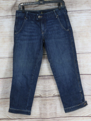 Y2K Old Navy The Diva Womens Size 6 Low Rise Cropped Dark Wash Jeans