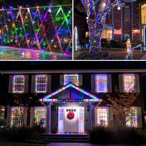 Solar Fairy Lights Outdoor Garden 100-300LED Christmas Party Waterproof Wedding - Picture 6 of 50