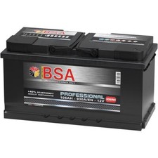 BSA Starterbatterie Autobatterie 12V 105Ah ersetzt 100AH 95AH 92AH 88AH