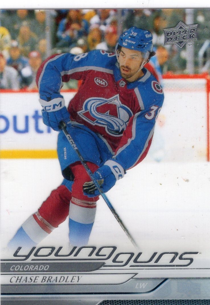 2024-25 Upper Deck Clear Cut #712 Chase Bradley YG RC