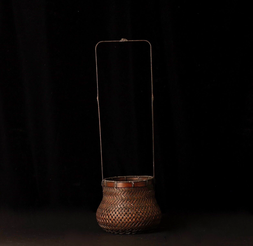 Cesta japonesa de bambú Ikebana ZG27 - Imagen 4 de 12