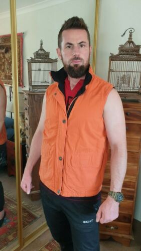 Orange Vest Reversible to Navy Size L/XL …beautiful and fashionable - Picture 1 of 7
