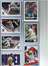 2020 Big League Baseball Philadelphia Phillies Master Team Set (18) Cards