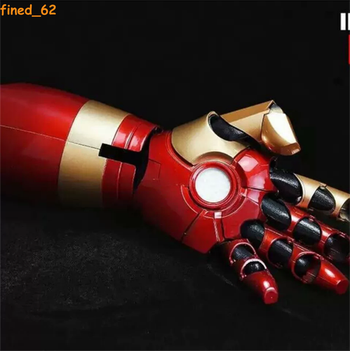 Iron Man MK42 1:1 Wearable Blaster Gauntlet MK42 Arm/Palm LED Armor Gloves Props - Picture 3 of 20