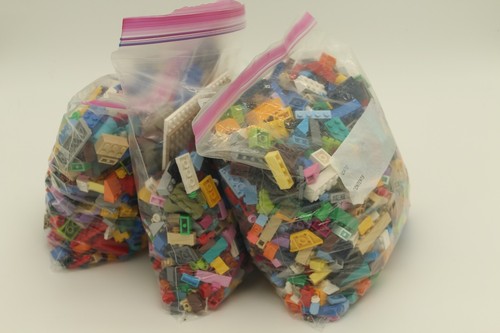 LEGO 6 lbs Pounds Random Building Parts Pieces Plates Bricks Bulk Lot - Picture 1 of 8