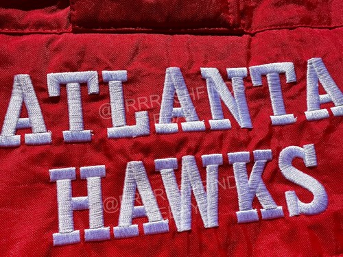 Authentic Retro Atlanta Hawks Embroidered The Pro II Half-Zip NBA Starter Jacket - Picture 12 of 21