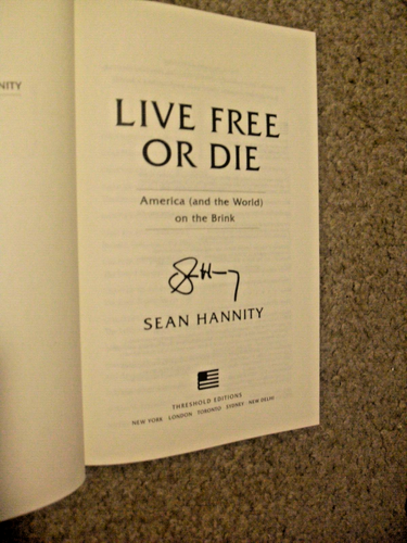 SEA HANNITY LIVE FREE OR STERBEN (AUTOGRAMMIERT) EDITION - Bild 2 von 2