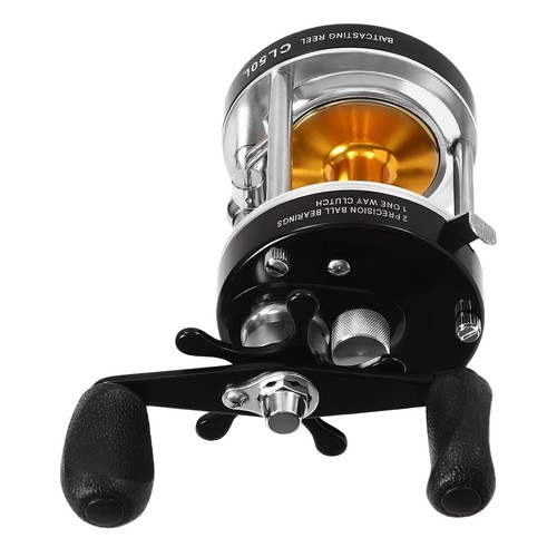 Round Baitcasting Reel, Conventional Reel for Catfish, Baitcasting Fishing Reel - Picture 28 of 56