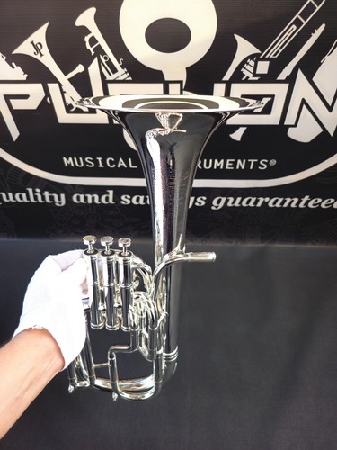 JP Solario Pakal 421 Silver Eb Alto Horn (8.50" Big Bell) - Picture 19 of 22
