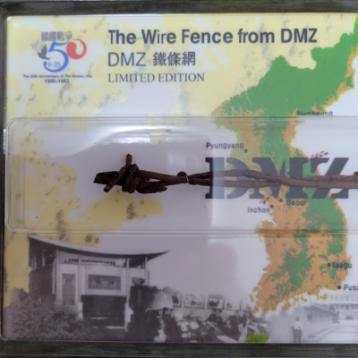 The 50th Anniversary of The Korean War Wire Fence from The DMZ