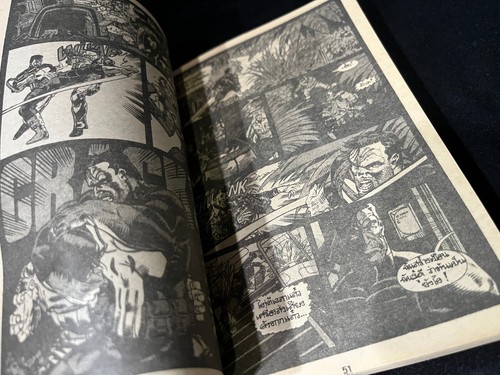 Punisher The Predator Becomes The Prey Marvel Comics Pocket Size Thai Language T - Picture 15 of 15