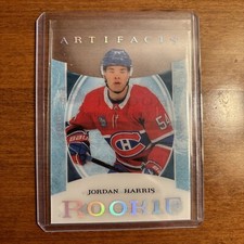 JORDAN HARRIS 2023-24 UPPER DECK ARTIFACTS HOCKEY CLEAR CUT ROOKIE SP #244 RC
