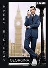 George Lazenby James Bond 007 Happy Birthday personalised  Mum, Dad, Friend, ALL Only £4.75 on eBay