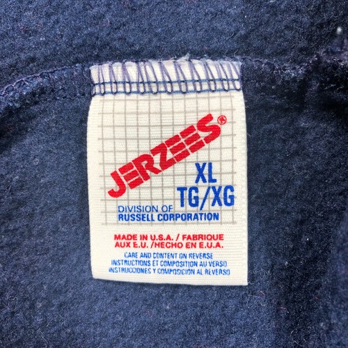 Vtg Jerzees Navy Blue XL Drawstring Sweatpants Made in USA Activewear Running - Picture 9 of 9