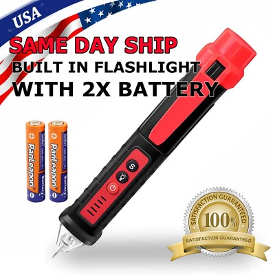 Non-Contact Voltage Tester Pen - AC/DC 12-1000V | Electric Safety Tester | Made In USA 9 thumbnail image