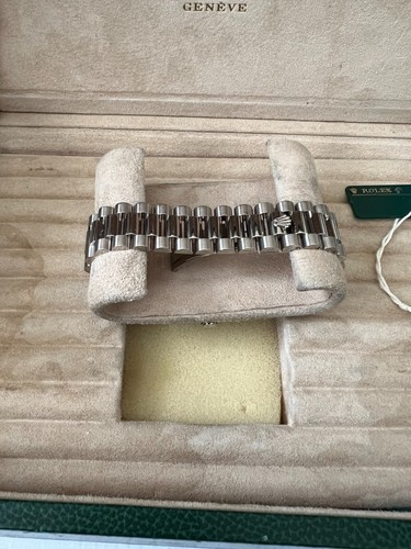 ROLEX  18K WHITE GOLD DOUBLE QUICKSET PRESIDENT 118239 36MM Silver index Dial - Picture 8 of 10