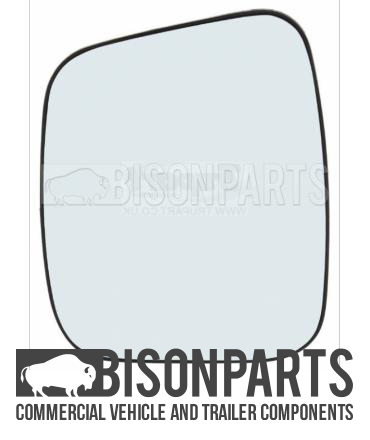 *FITS FIAT FIORINO & QUBO HEATED DOOR WING MIRROR GLASS PASSENGER SIDE LH FIA083 - Picture 1 of 3
