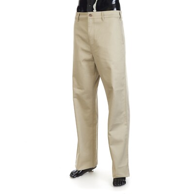 CELINE 1100$ Straight Chinos - Raw Wash Cotton Twill, Mid