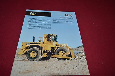 Caterpillar 814B 824C 834B Wheel Tractor 815B 825C Comp Dealer/'s Brochure DCPA3