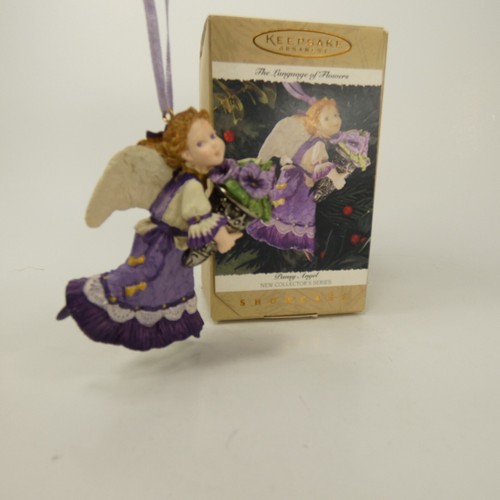 Hallmark Pansy Angel Keepsake Christmas Ornament - The Language of Flowers PAJVT - Picture 1 of 13