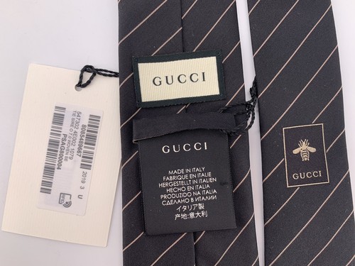 Neu Original GUCCI Krawatten Herren Seide-547302-Silk-LP-€379 s - Picture 12 of 12