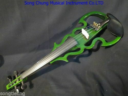 Full Size solid wood SONG Brand streamline 4/4 electric violin,good sound - Picture 38 of 42
