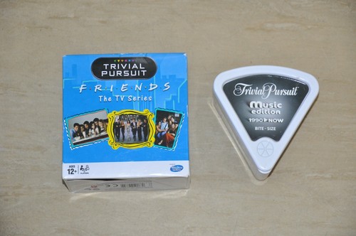 Friends Trivial Pursuit Hasbro Gaming The TV Series AND Music Edition 1990>NOW - Picture 1 of 2