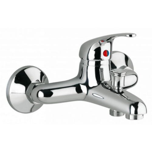 Miscelatore Rubinetto Vasca da bagno grigio silver cromato monocomando 8409 - Picture 4 of 6