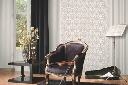Vliestapete Barock Klassisch grau weiß P+S Caprice 2 13396-30 (2,72€/1qm) - Picture 3 of 3