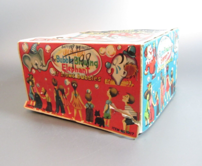 Vintage Jumbo The Bubble Blowing Elephant Tin Toy 1950s Vintage Jumbo The Bubble Blowing Elephant Tin Toy 1950s