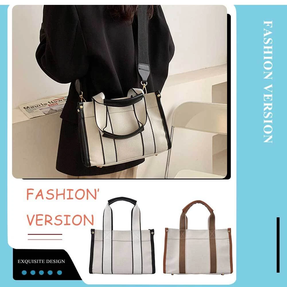 Canvas outlet square bag