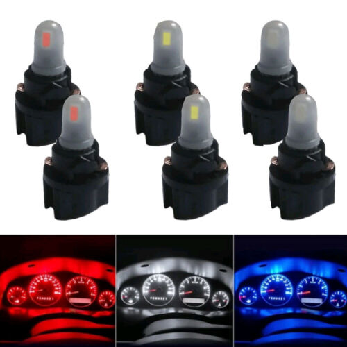 10Pcs T5 T6.5 W1.2W Car LED Bulb Canbus Dashboard Instrument Lighting Gauge Lamp - Picture 4 of 17