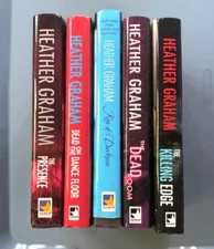 Heather Graham Lot Of 5 Hardcover Books. See Description For Titles. VG