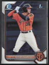 2022 Bowman Adrian Sugastey BCP-19 1st Chrome | San Francisco Giants