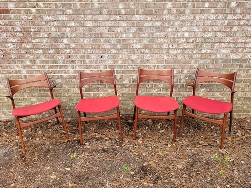 Vintage MCM Danish Modern Erik Buck Buch Chairs Christensens Mobelfabrik Vamdru