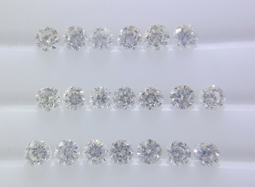 Natural Loose Brilliant Cut Diamonds 20pc 1.5mm VS G Clean White Round 0.015cts - Picture 3 of 4