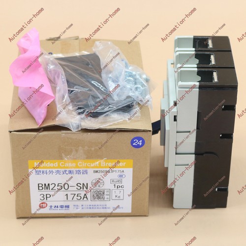 1 pieza nuevo para disyuntor de caja moldeada Shihlin BM250-SN 3P 175A en caja #QW - Imagen 4 de 5