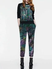 BRAND NEW W TAG!! AMAZINGLY CHIC SPORTS SET WITH TOP AND PANTS!! BUST 41.0