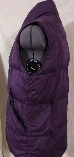 GILET BOY'S LANDS END DOWN IMBOTTITO PRUGNA TAGLIA L TASCHE A SCATTO FODERATO - Foto 3 di 6